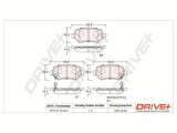 Dr!ve+ DP1010.10.0210 set placute frana,frana disc