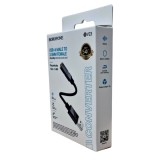Placa de sunet Borofone "BV23", USB (T) la jack 3.5 mm (M) alb