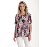Bluza Dama, Ampla cu Imprimeu Floral, Multicolor - M