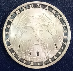 (S) MONEDA DIN ARGINT GERMANIA - 5 MARK 1978, LIT. F, 225 DE ANI DE LA MOARTEA LUI BALTHASAR NEUMANN - PROOF