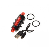 Stop spate biciclete LED, incarcare USB, prindere universala PB Cod:AWR1166B