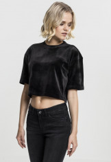 Ladies Velvet Short Kimono Tee foto