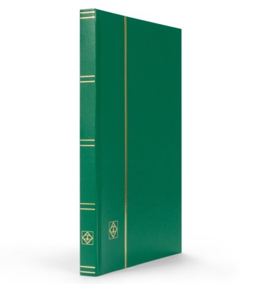 Clasor timbre cu 16file / 32pagini negre, coperta verde foto