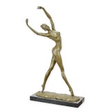 Nud- statueta mare din bronz pe un soclu din marmura BX-47, Nuduri