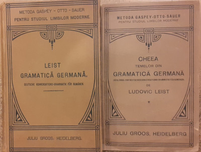 Leist Gramatica germana / Cheia temelor din gramatica germana foto