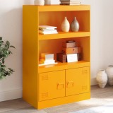 Gossi noptiera, galben mustar, 67x39x107 cm otel