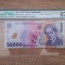 Romania - 50000 lei 2001, gradata 67 de PMG!