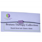 Bratara therapy collection kunzit brut tub 12mm x 6mm