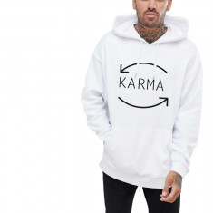 Hanorac Barbati Alb - Karma - 2XL