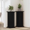 VidaXL Suport pentru plante Stejar negru 33 x 33 x 80 cm Lemn compozit 869237