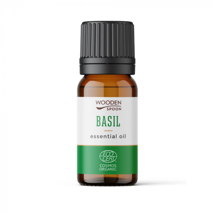 Ulei esential de busuioc, bio, 5ml, Wooden Spoon