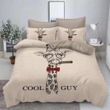 Cumpara ieftin Lenjerie de pat din Bumbac finet cu imprimeu 3D INN1035