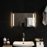 vidaXL Oglindă cu LED de baie, 50x30 cm