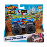 Hot wheels monster truck roarin wreckers race ace cu functii si sunete scara, Mattel