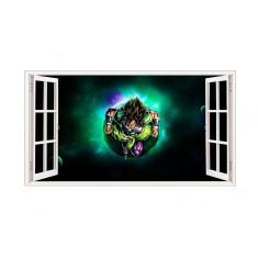 Sticker decorativ, fereastra 3D, Dragon Ball, 85 cm, 1023STK