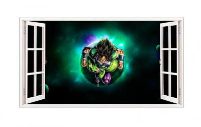 Sticker decorativ, fereastra 3D, Dragon Ball, 85 cm, 1023STK foto