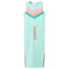 Rochie pentru copii cu șnur &icirc;n talie, verde mentă deschis, 92 11304, vidaXL