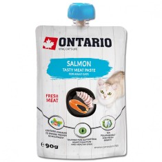 Ontario Cat Pasta gustoasa de carne de somon 90 g foto