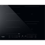 Whirlpool WF S4665 CPBF Plita cu inductie, control cu buton tactil, 4 zone de gatit, negru