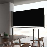 Cumpara ieftin Copertină laterală retractabilă de terasă, negru, 60 x 300 cm