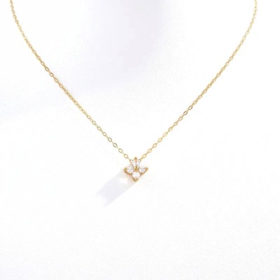 Colier din argint Clover foto