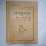 MEMORATOR DE TOPOGRAFIE MILITARA-1952 X1.