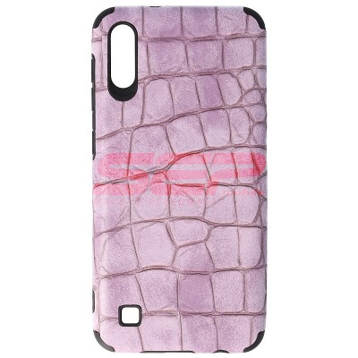 Toc TPU Leather Crocodile Samsung Galaxy A10 Lavender foto
