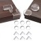 Set 12 protectoare silicon pentru colturi, 6 rotunde si 6 triunghiulare - Transparent
