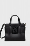 Armani Exchange Poșetă culoarea negru