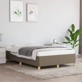 VidaXL Cadru de pat fără saltea, gri taupe, 120x200 cm, textil 347153