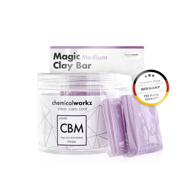 Argila Decontaminare ChemicalWorkz Magic Clay Bar, 2x50g, Medie foto