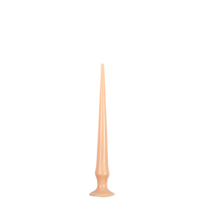 Dildo Deep Inside cu Ventuza, PVC, Natural, 34 cm foto