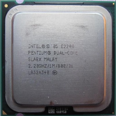 Procesor PC SH Intel Pentium Dual-Core E2200 SLA8X 2.2Ghz 1M LGA 775 foto