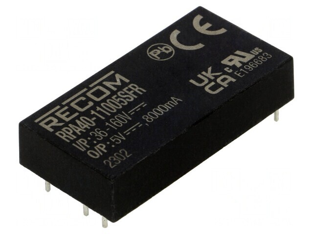 Convertor DC/DC 40W 36-160V la 5V 8A
