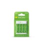 Incarcator E411 AA/AAA R3/R6 NiMH + 4 acumulatori 2000mAh GP ReCyKo GPE411210AAHC-2B4