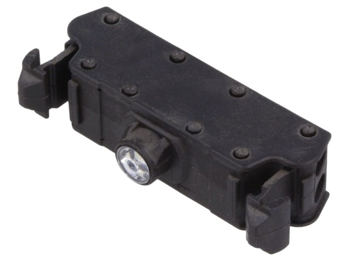 Element de iluminare LED roșie 22mm