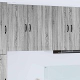 vidaXL Dulap suspendat de bucătărie cu raft Gri Sonoma 50 x 31 x 80 cm 885041
