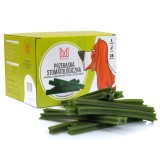 Mersjo Dental Sticks Caini Talie Mare (&gt;25kg), 28 Bucati, Vita, Alge, Ceai Verde. Recompensa Dentara Naturala, Curatare Tartru si Respiratie Proaspata