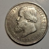 Brazilia 1000 reis 1888 argint Pedro II