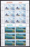 BULGARIA 2004 EUROPA CEPT BLOCURI 6 SERII MNH, Nestampilat