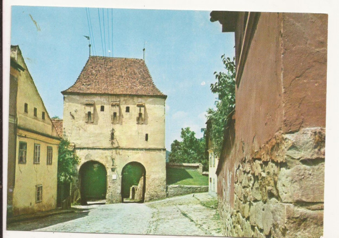 Carte Postala veche - Sighisoara, Turnul Croitorilor , necirculata