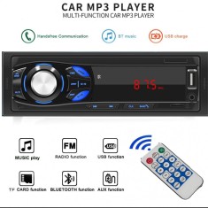Radio MP3 cu Bluetooth Player Auto USB AUX SD Card FM Display LCD foto