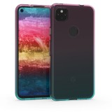 Husa pentru Google Pixel 4a 5G, Silicon, Roz, 53636.01, Carcasa, Kwmobile