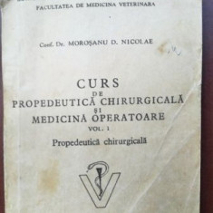 Curs de propedeutica chirurgicala si medicina operatoare 1- Morosanu D. Nicolae