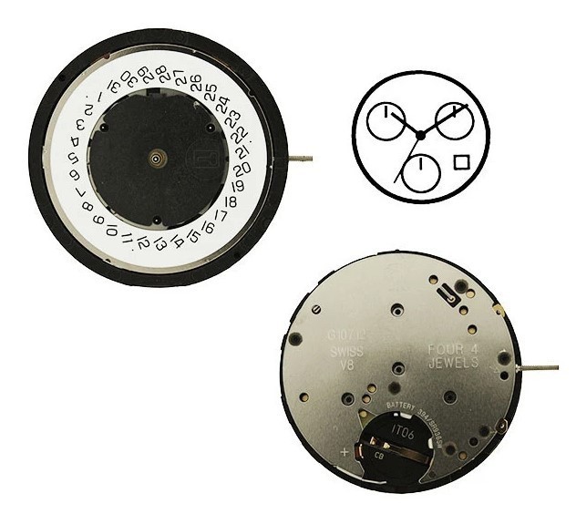 Mecanism Ceas Quartz ETA G10.712