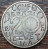 (A65) MONEDA DIN ARGINT ELVETIA - 20 FRANCS 1997, NASTERE JEREMIAS GOTTHELF, Europa