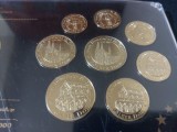 Set Euro - Probe Germania + medal placate cu aur, Europa