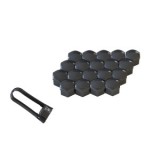 Set 20 Capace Prezoane 21 mm + Clește de Montare &ndash; Gri