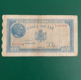 Bancnota 5000 lei 10 octombrie 1944