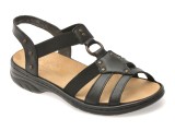Cumpara ieftin Sandale RIEKER negre, 64574, din piele naturala